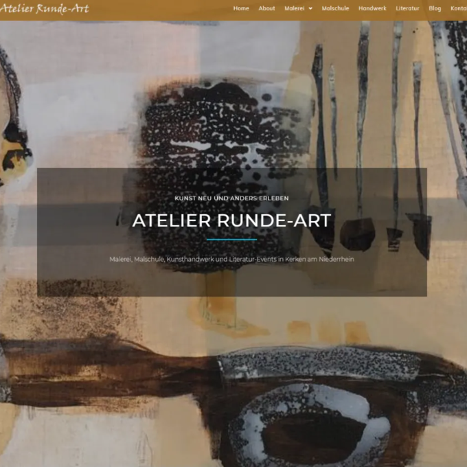 Read more about the article Neuer Internet-Auftritt für Kerkener „Atelier Runde-Art“
